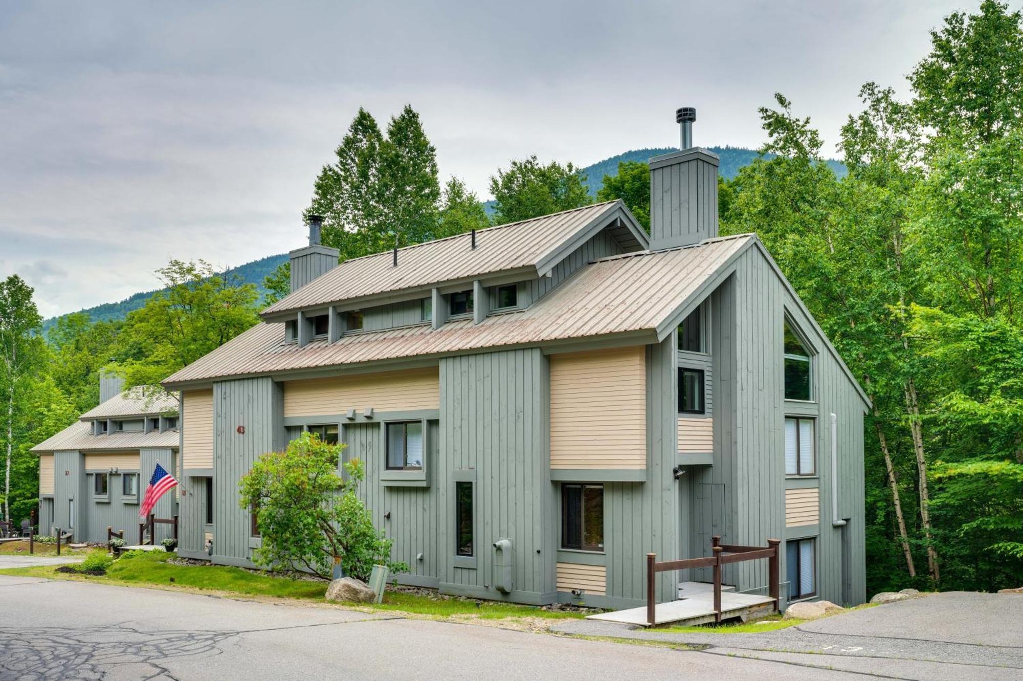 Upscale Lincoln Townhome 1 Mi To Loon Mountain! Exterior photo